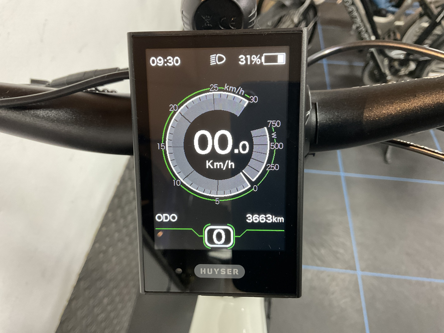 Huyser Ultremo N380 Belt D48 Ice Grey Elektrische Stadfietsen