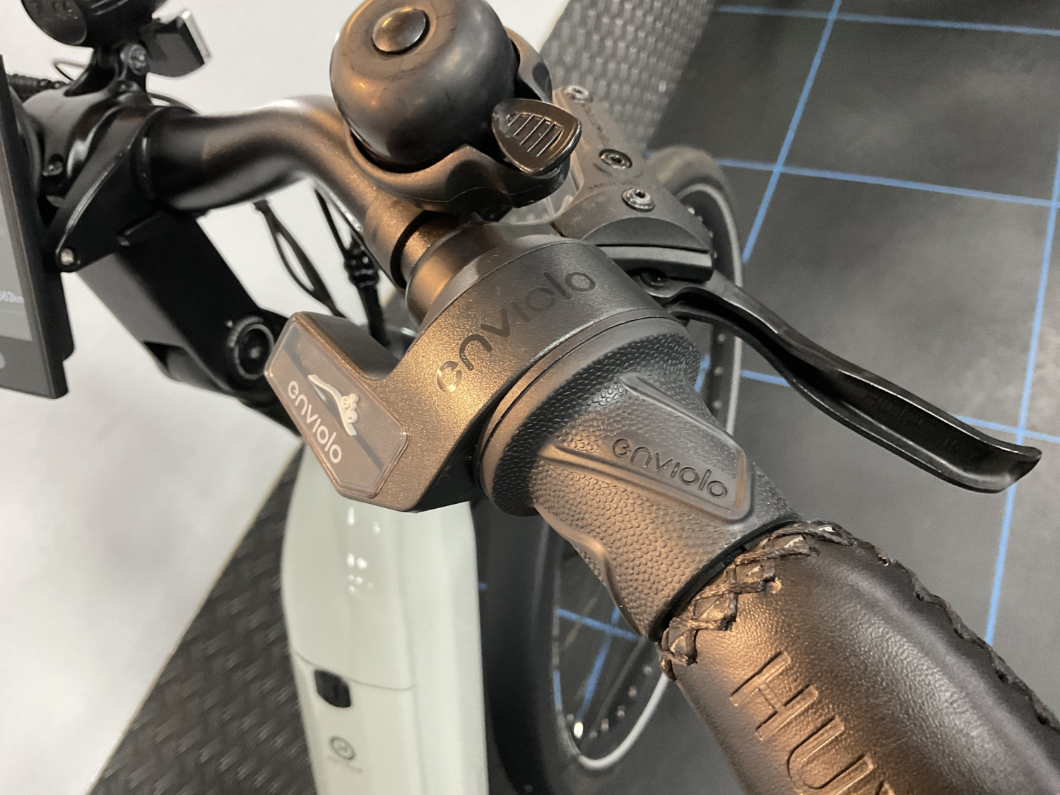 Huyser Ultremo N380 Belt D48 Ice Grey Elektrische Stadfietsen