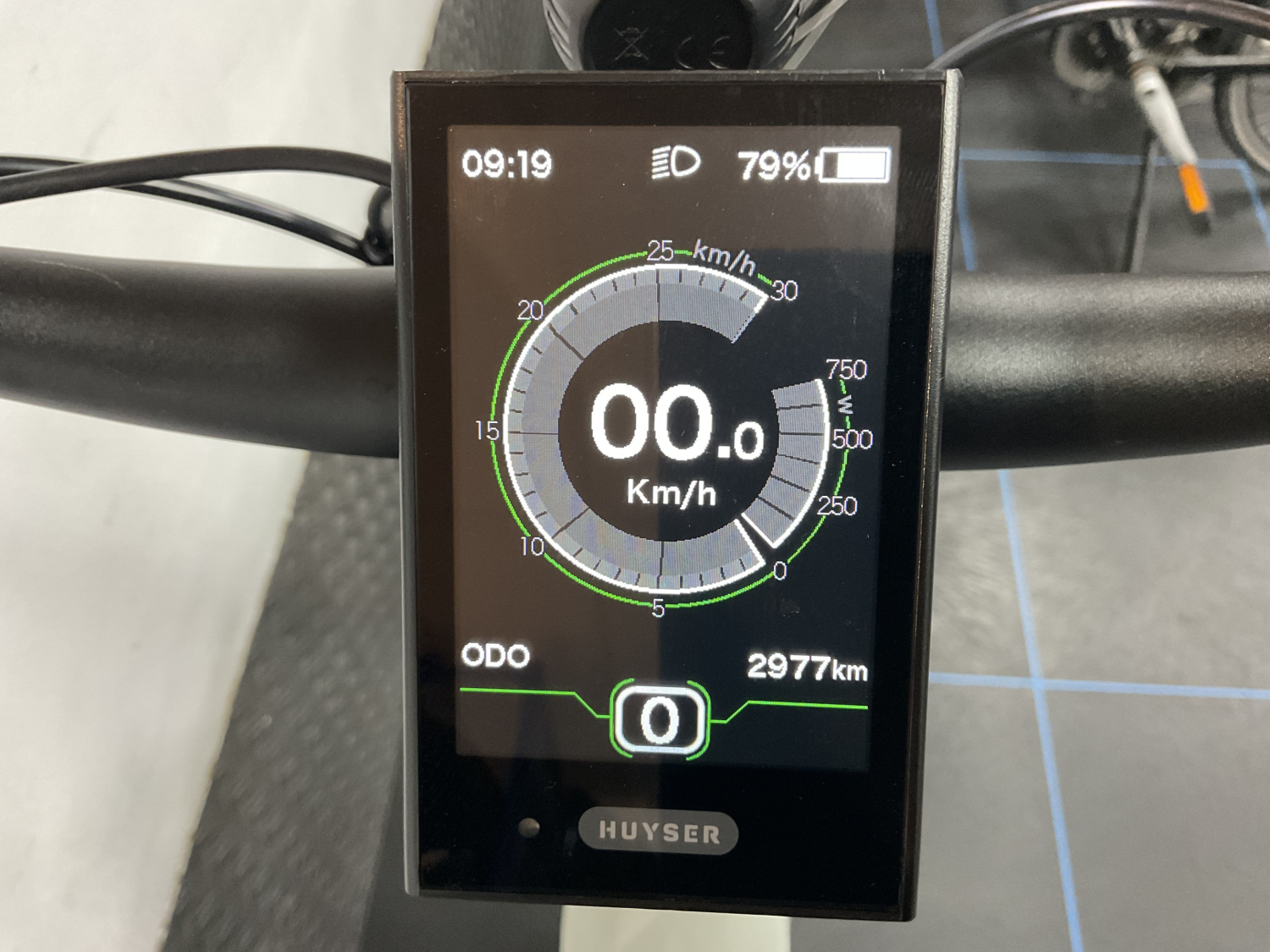 Huyser Ultremo N380 Belt D53 Ice Grey Elektrische Stadfietsen