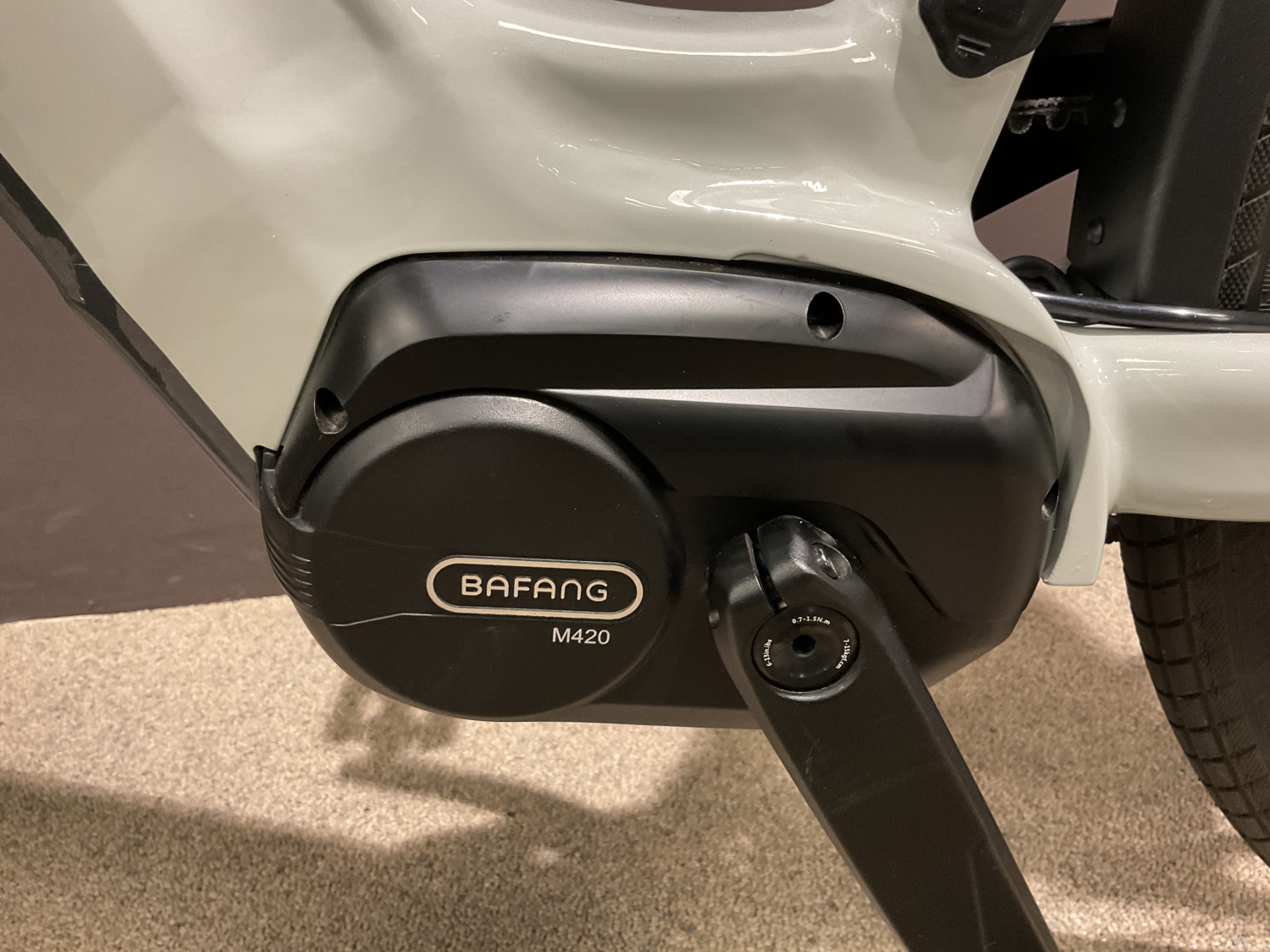 Huyser Ultremo N380 Belt D53 Ice Grey Elektrische Stadfietsen